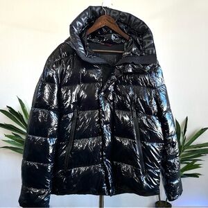 Michael Kors Shiny Black Puffer Jacket